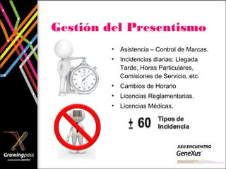 SGH 2.0: Con GXflow optimizamos la Gestión del Presentismo en la ...