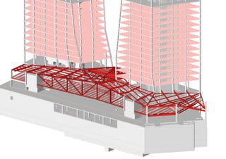 Steelwork Roof model view 1