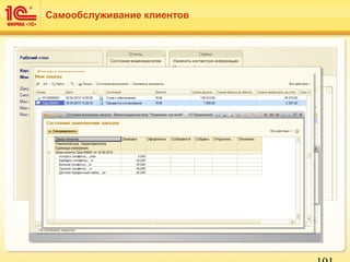 Самообслуживание клиентов
 