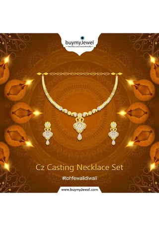 CZ Casting necklace Set