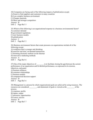 Test Bank for Decision Support and Business Intelligence Systems, 9th ...