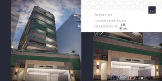 Arquitetura 
moderna em todos 
os detalhes do 
 