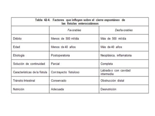 fistulas enterocutaneas