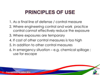 Defensive Control Measures personal protection equipment at workplace | PDF