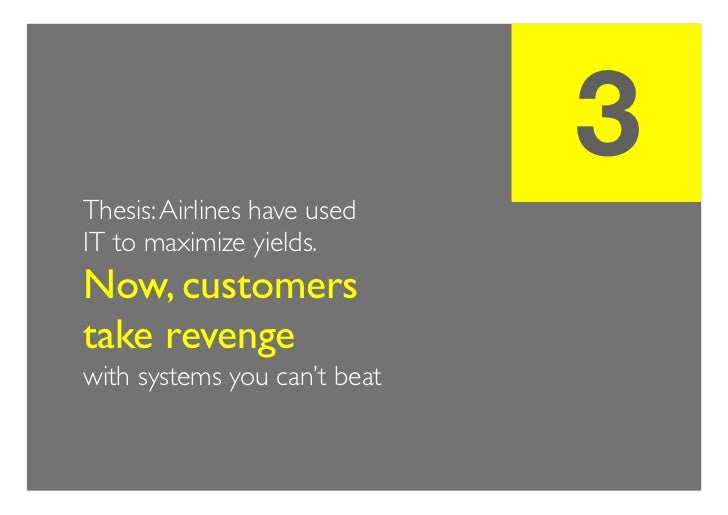 Master thesis airline industry
