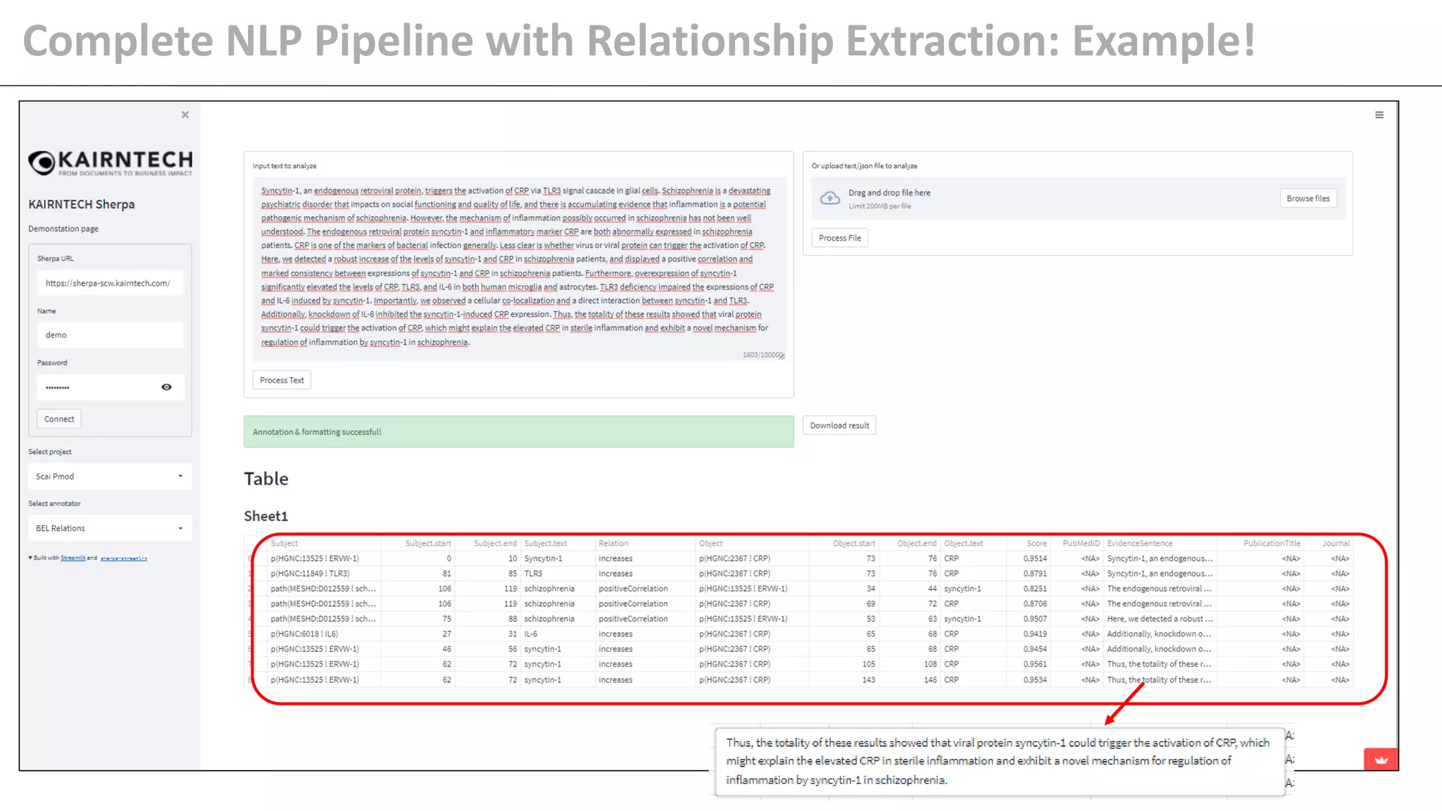 Complete NLP Pipeline with Relationship Extraction: Example!
 