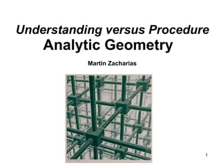Understanding versus Procedure Analytic Geometry    Martin Zacharias 