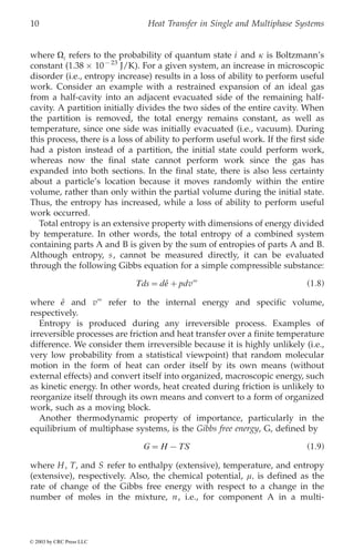 Heat Transfer In Single And Multiphase Systems The Crc Press Series In ...