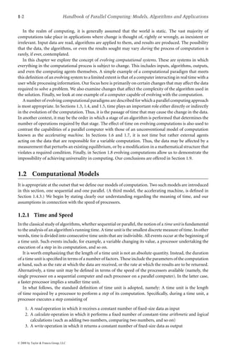 Handbook Of Parallel Computing Models Algorithms And Applications ...