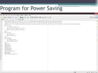 Program for Power Saving
 