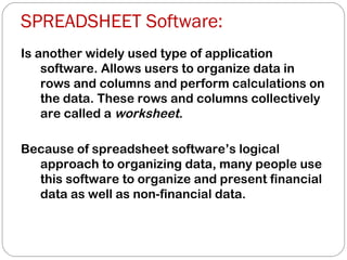 Application Software | PPT