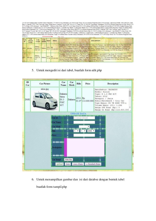 Penerapan JSON dalam PHP