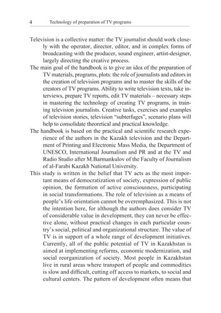 Apprentice Tv Program Designing Task Technology Of Preparation Of Tv Programs Educational Manual | PDF
