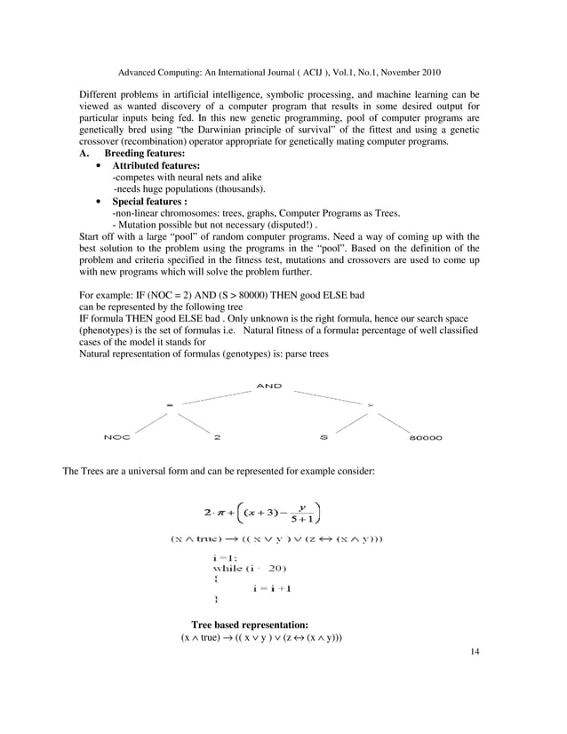 Genetic Algorithms and Programming - An Evolutionary Methodology | PDF