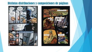Distintas distribuciones y composiciones de páginas
 