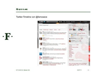 Glossar Twitter-Timeline von @famosece    12/27/11 -   - 