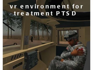 vr environment for treatment PTSD  