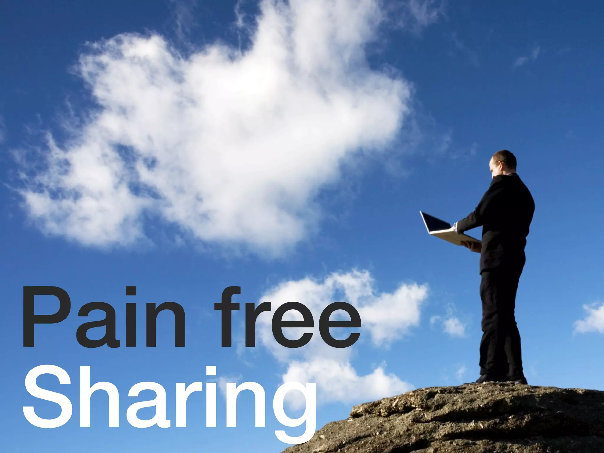 MxCC export window mocked up with
        “send to cloud” feature


Pain free
Sharing
 