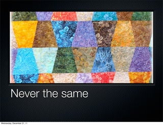 Never the same

Wednesday, December 21, 11
 