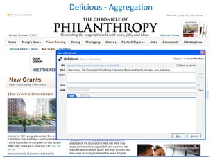 Delicious - Aggregation
 