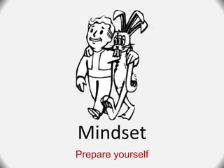Mindset
Prepare yourself
 