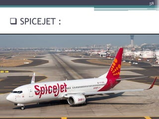  SPICEJET :
58
 