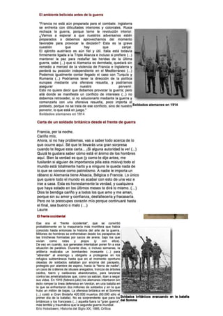 Documentos Históricos de la Primera Guerra Mundial