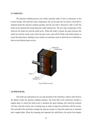 Molding Process Introduction Form plastic Moulding project file training report | PDF