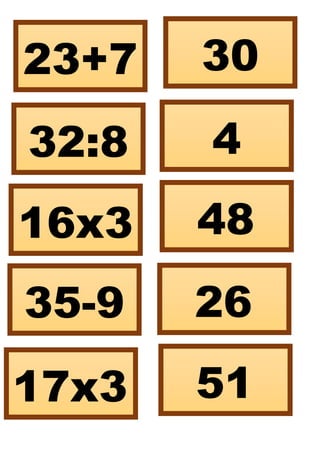 23+7 30
48:4
32:8
16x3
35-9
17x3
4
48
26
51
 