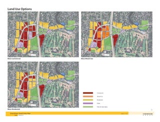 Land Use Options




More Commercial                More Mixed-Use




                                                Commercial

                                                Mixed-Use

                                                Residential

                                                Public

                                                Parks & Open Space
More Residential

   GrandView Small Area Plan                                         October 27, 2011   CUNINGHAM
         EDINA   MINNESOTA                                                              G   R   O   U   P
 