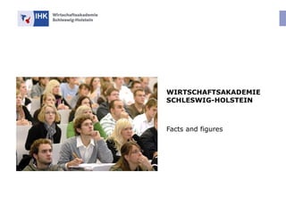 WIRTSCHAFTSAKADEMIE SCHLESWIG-HOLSTEIN Facts and figures 