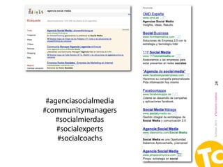 24
                       #Territorio creativo
 #agenciasocialmedia
#communitymanagers
    #socialmierdas




            ...
