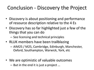 RLUK members meeting 25-11-11 discovery presentation