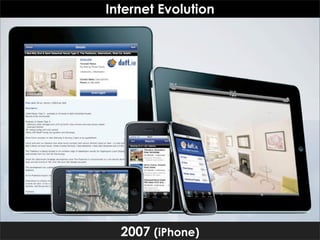 Internet Evolution




  2007 (iPhone)
 