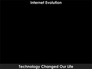 Internet Evolution




Technology Changed Our Life
 
