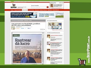 Leia entrevista com David Makin, presidente da CFM, sobre rastreabilidade  <ul><li>http://www.beefpoint.com.br/mypoint/agr...
