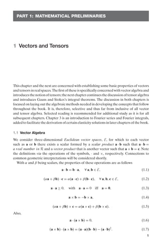 Tensor Integrals Mechanics Of Solids And Materials Robert Asaro Vlado Lubarda | PDF