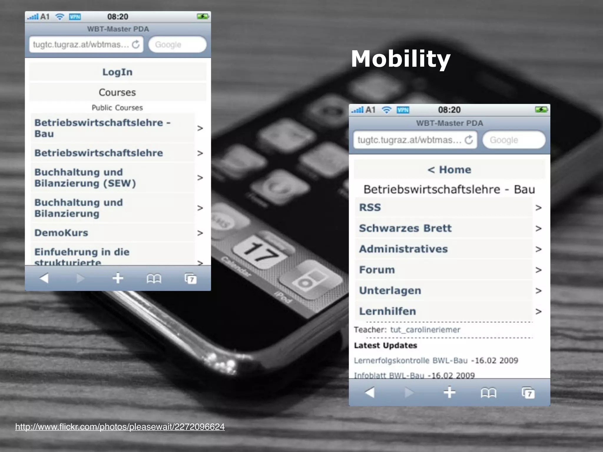 Mobility




http://www.ﬂickr.com/photos/pleasewait/2272096624
 