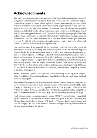 Social Indicators For Aboriginal Governance Insights From The ...