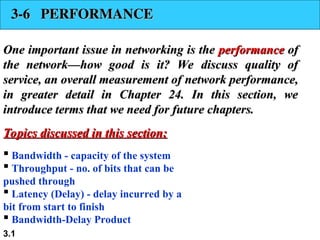 Network Performance Service Network Performance in Data Communication and Networks | PPT