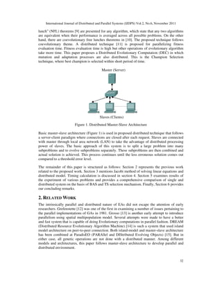 DISTRIBUTED EVOLUTIONARY COMPUTATION: A NEW TECHNIQUE FOR SOLVING LARGE ...