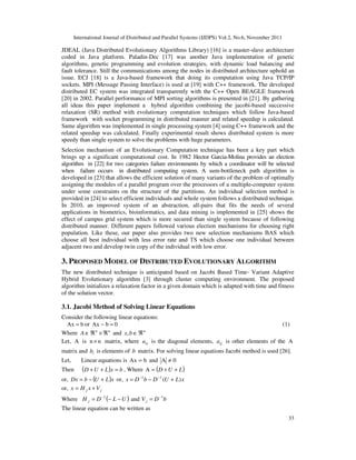 DISTRIBUTED EVOLUTIONARY COMPUTATION: A NEW TECHNIQUE FOR SOLVING LARGE ...