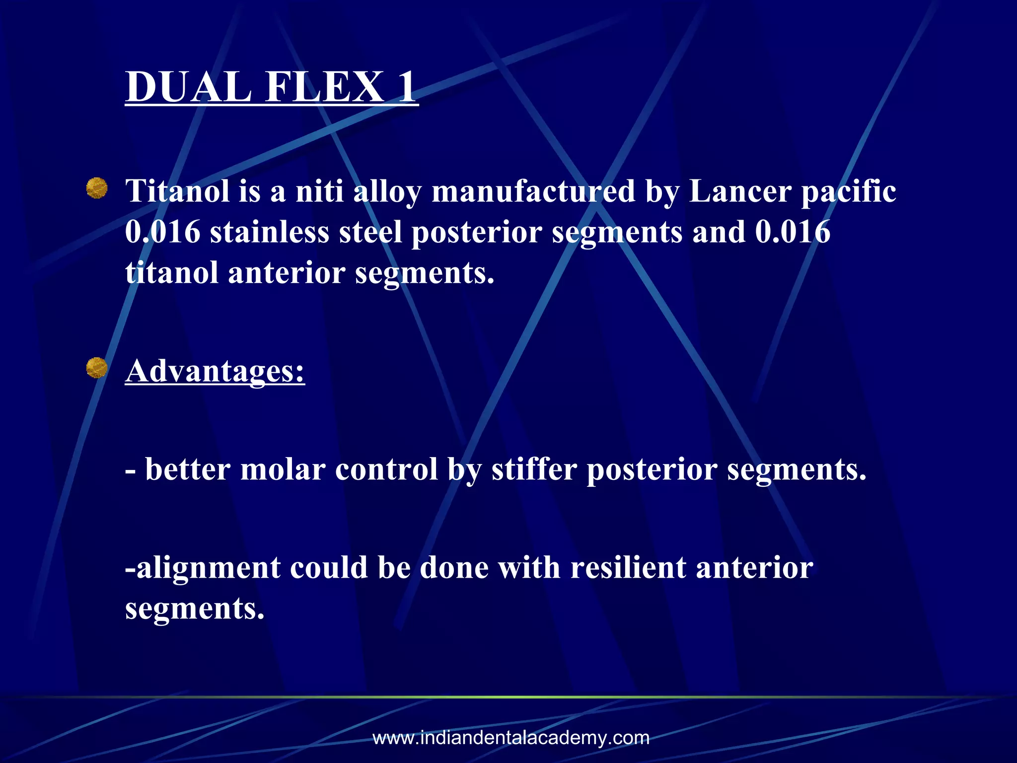 newer orthodontic wires PPT