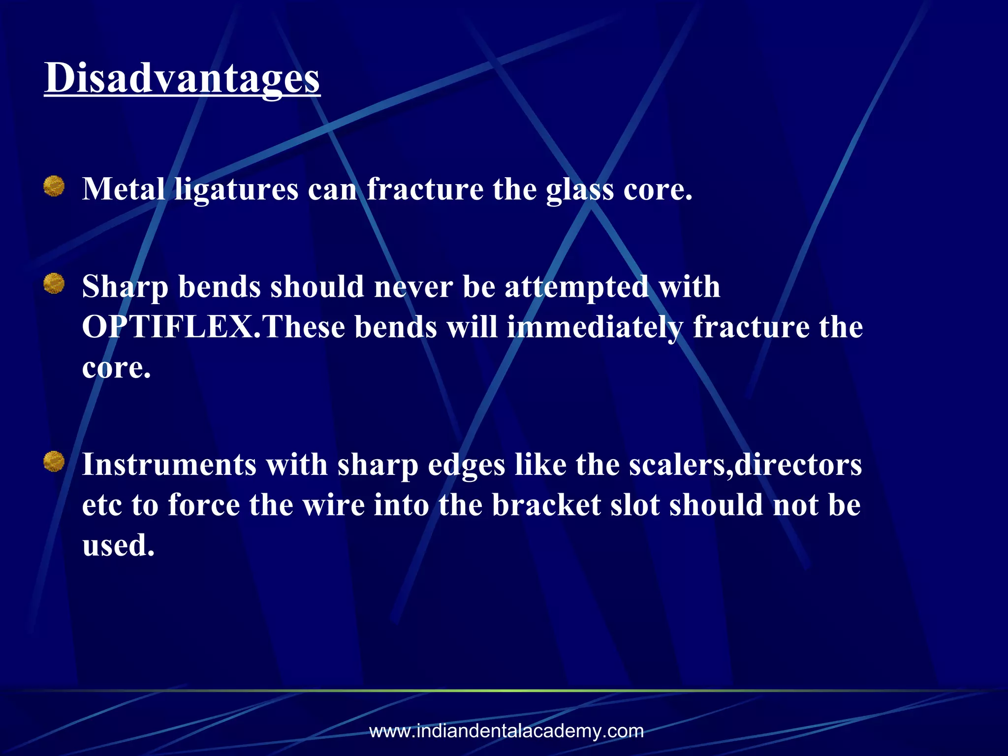 newer orthodontic wires PPT