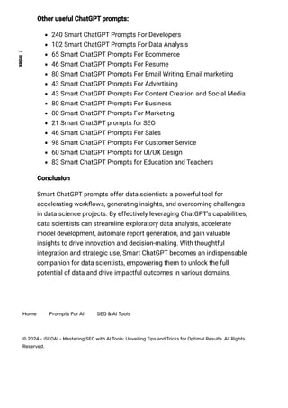 1111 ChatGPT Prompts PDF Free Download - Prompts for ChatGPT | PDF