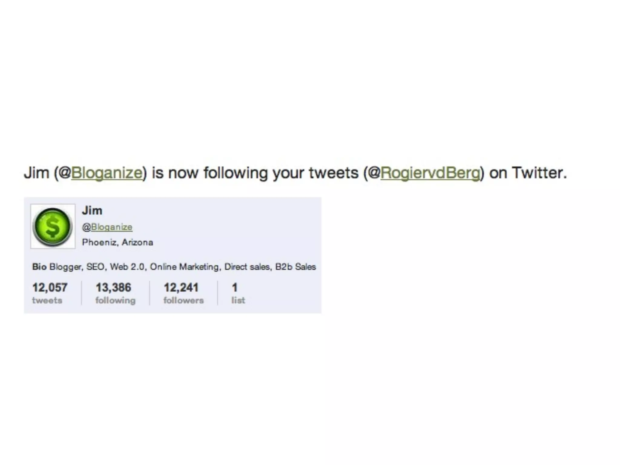 • Wanneer volg je iemand wel/niet?
 