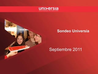 Sondeo Universia Septiembre 2011 