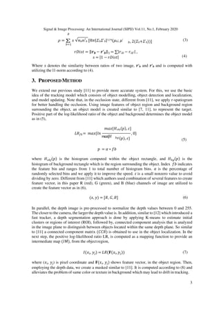 Applying R-spatiogram in Object Tracking for Occlusion Handling | PDF