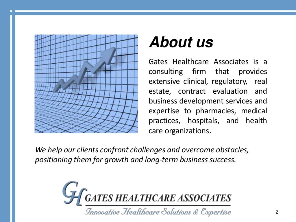 Gates Healthcare Associates Capabilities Overview
