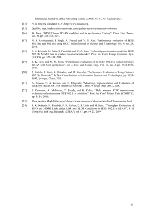 Investigation and Evaluation of IEEE 802.11n WLANs Link Features ...